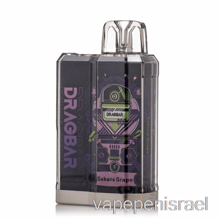 חד פעמי Vape Israel Dragbar B3500 ענבי סאקורה חד פעמי